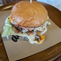 Americano. Bring a hair tie if your hair is long. It's so juicy and saucy, best to have hair tied up! at don Fred in Newtown