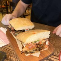 Eggplant focaccia   at don Fred in Newtown