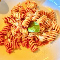 Eggplant Pasta on Napoletana Sauce  at don Fred in Newtown