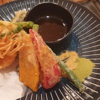 Tempura veg at Kuzu Izakaya in Woodend