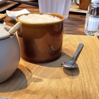 Cafe latte at Vegetiger オヤサイキッチン  TORAYA VEGETIGER SECOND-ROOM in Nagoya