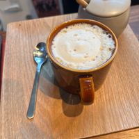 Cafe latte  at Vegetiger オヤサイキッチン  TORAYA VEGETIGER SECOND-ROOM in Nagoya