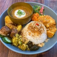 Indian inspired plate at Vegetiger オヤサイキッチン  TORAYA VEGETIGER SECOND-ROOM in Nagoya