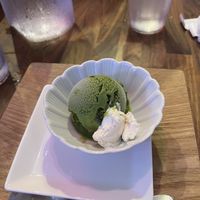Matcha ice cream (yes, vegan!)  at Vegetiger オヤサイキッチン  TORAYA VEGETIGER SECOND-ROOM in Nagoya