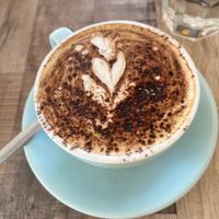Oat milk flat white  at Lady Marmalade Cafe in Stones Corner