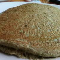 Vegan Buckwheat Pancakes from Dolce, June 2021. at Dolce in Kingston