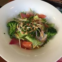 Green salad  at Denny's Shinjuku Chuo Koen in Tokyo