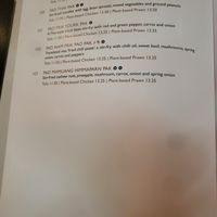 More of the vegetarian menu at Sukhothai in Leeds