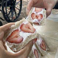Fruit sandwich  at Asakara Good Store in Osaka