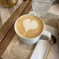 Cappuccino with oat milk  at Asakara Good Store in Osaka