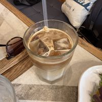 Ice oat coffee  at Asakara Good Store in Osaka