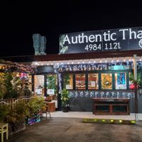 Outside at Authentic Thai in Nelson Bay