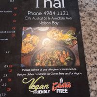  at Authentic Thai in Nelson Bay