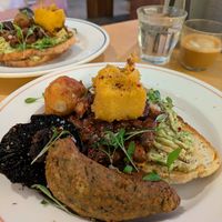 Vegan breakfast at Mother Espresso in Liverpool