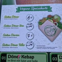 Vegan menu of Kaplan Döner - Prenzlauer Berg. at Kaplan Döner - Prenzlauer Berg in Berlin
