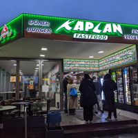 Outside of Kaplan Döner - Prenzlauer Berg. at Kaplan Döner - Prenzlauer Berg in Berlin