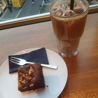  at Mayersche Café in Dusseldorf