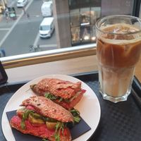  at Mayersche Café in Dusseldorf