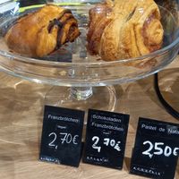 franzbrötchen 2,70€ at Mayersche Café in Dusseldorf