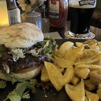 Veganer burger   at Peter's Pub in Dagebuell