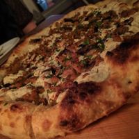vegan sausage pizza at Pala in New York City