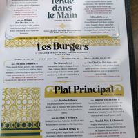 Menu they currently offer at The Unicorn Tavern in Grand Haven