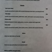 Menu 3 at Da'lif in Pokhara