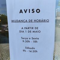 Schedule at Lume Agricultura e Padaria Bio in Santa Maria Da Feira