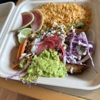 Flautas  at Rico Rico Vegano in Oakland