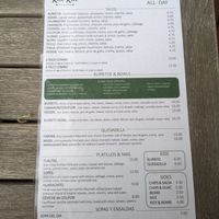 Menu. at Rico Rico Vegano in Oakland