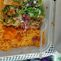 Potato flautas. More like taquitos but plenty to eat and so crispy delicious. at Rico Rico Vegano in Oakland