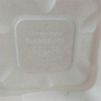 Sustainable packaging! Bonus points! at Rico Rico Vegano in Oakland