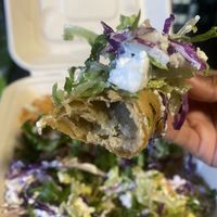 Close-Up of Vegan Flautas - Deliciosas! 😛 Super Satisfying 💕   at Rico Rico Vegano in Oakland