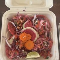 Cauliflower tacos  at Rico Rico Vegano in Oakland