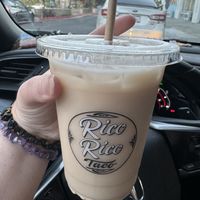 Coconut horchata   at Rico Rico Vegano in Oakland