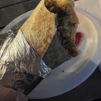 Soyrizo Burrito  at Rico Rico Vegano in Oakland