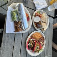 Burrito, quesadilla, tacos  at Rico Rico Vegano in Oakland