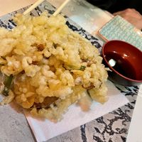 Tempura vegetables  at Sapporo in Lanzarote