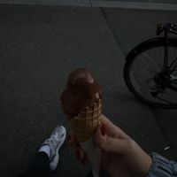 chocolate sorbet  at Eisladen in Zurich