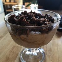 Peanut butter smoothie  at Living Food Lab Canggu in Canggu