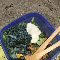 Diy salad to go (40k with 5 toppings) at Living Food Lab Canggu in Canggu