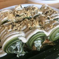 Raw cannelloni  at Living Food Lab Canggu in Canggu