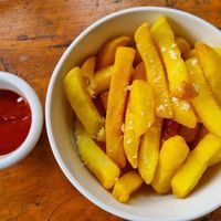 Fries at Oaklands Barn & Garden Centre in Pambula