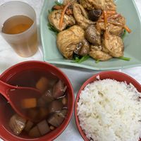 Tofu with rice set  at Yat Sum Vegetarian - 一森素食 - Tsim Sha Tsui in Kowloon