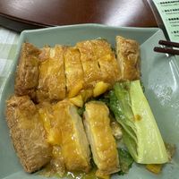 Lemon Tofu with Veg. Enough for two   at Yat Sum Vegetarian - 一森素食 - Tsim Sha Tsui in Kowloon