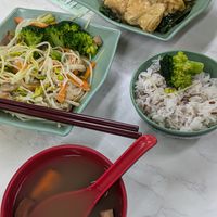 Ginger beancurd (not very gingery) at Yat Sum Vegetarian - 一森素食 - Tsim Sha Tsui in Kowloon