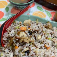 Mock seafood fried rice at Yat Sum Vegetarian - 一森素食 - Tsim Sha Tsui in Kowloon