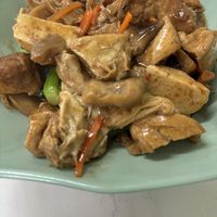 Stir fried Tofu  at Yat Sum Vegetarian - 一森素食 - Tsim Sha Tsui in Kowloon