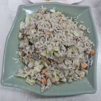 (1) Fried rice with vegetarian Seafood and black truffle at Yat Sum Vegetarian - 一森素食 - Tsim Sha Tsui in Kowloon