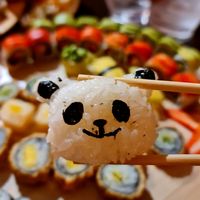 I can never eat it! 🐼 at Sushi Castelo - Restaurante Japonês e Bar in Sao Joao Da Madeira